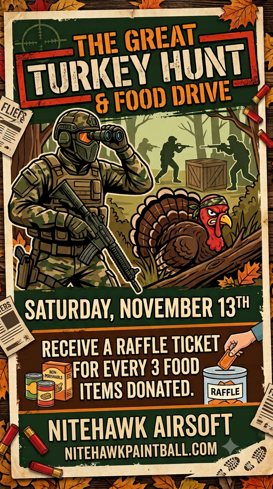 THE GREAT TURKEY HUNT / FOOD DRIVE - NOVEMBER 13, 2027