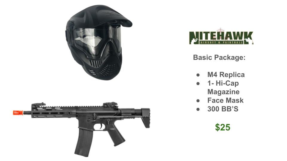 Airsoft Rentals / Add-ons