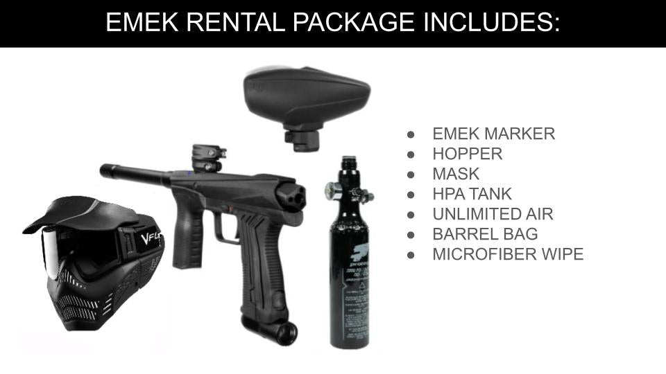 Paintball Rentals / Add-ons